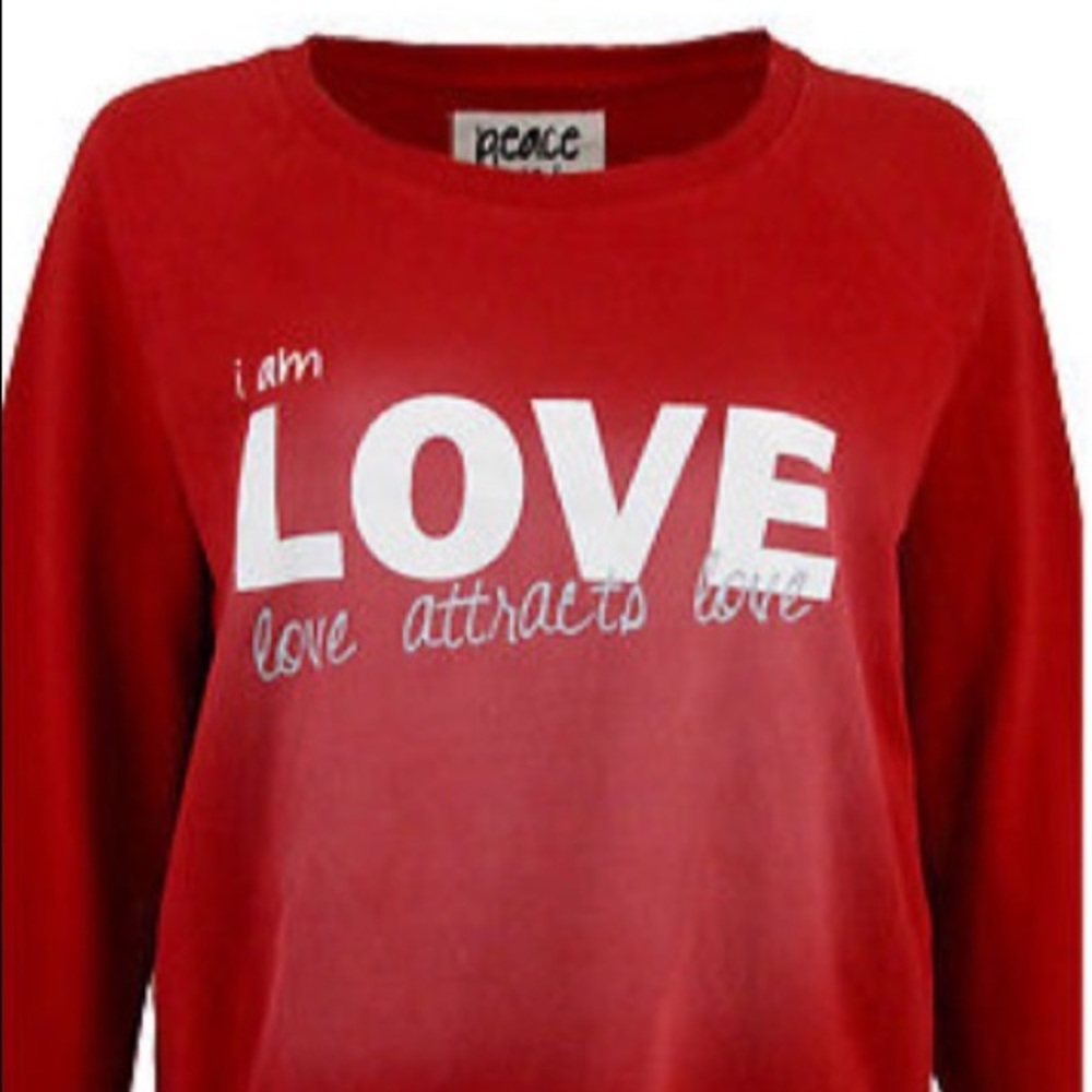 ❤️ i am LOVE ❤️ Sweatshirt - Sambra Red - Picture 8 of 8